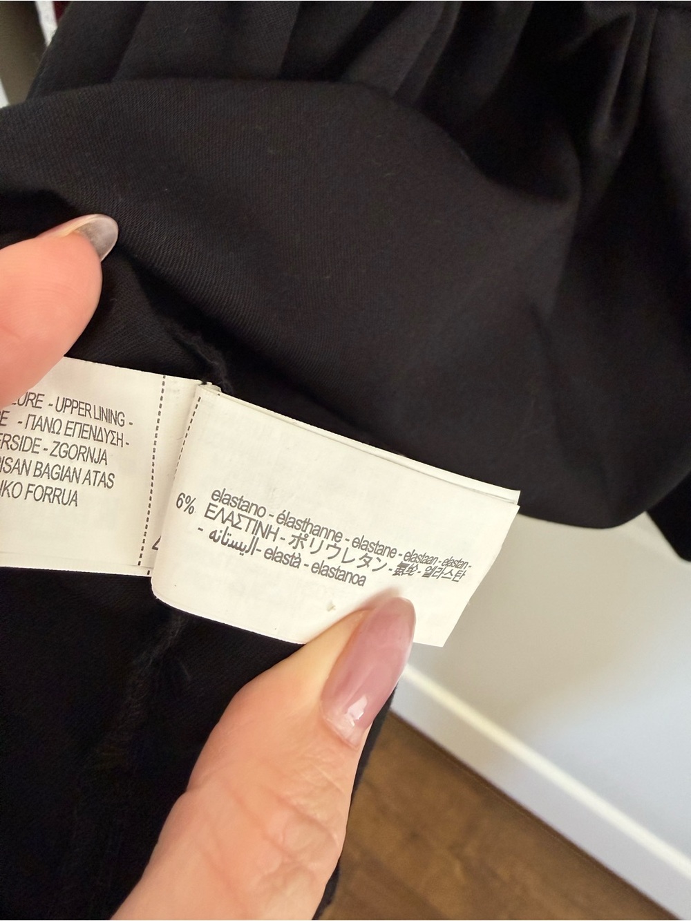 Zara Black Sleeveless Mini Dress with Bows — Size M - Picture 8 of 9